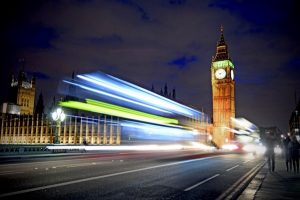 A picture of big ben at night, a striking image representing the government as authors of the paper.